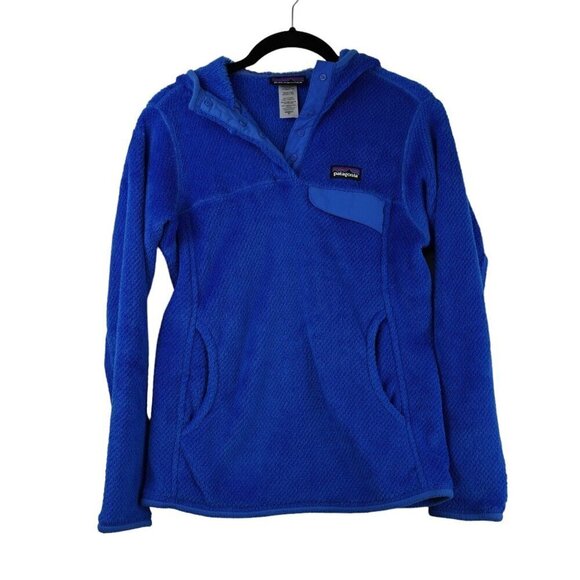 Women's Patagonia Re-Tool Snap-T Fleece Jacket Pullover Blue Womens XS Deep Pile - Picture 1 of 15